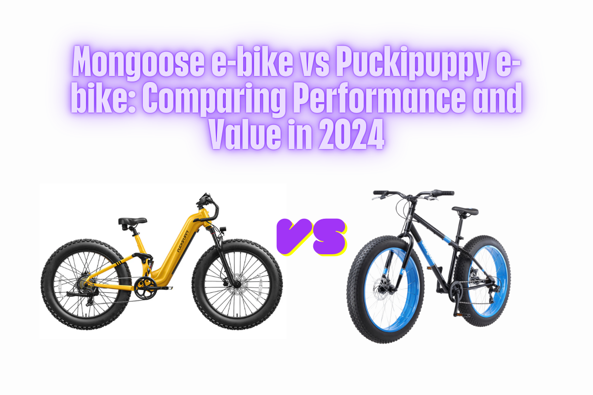 Mongoose e-bike vs Puckipuppy e-bike