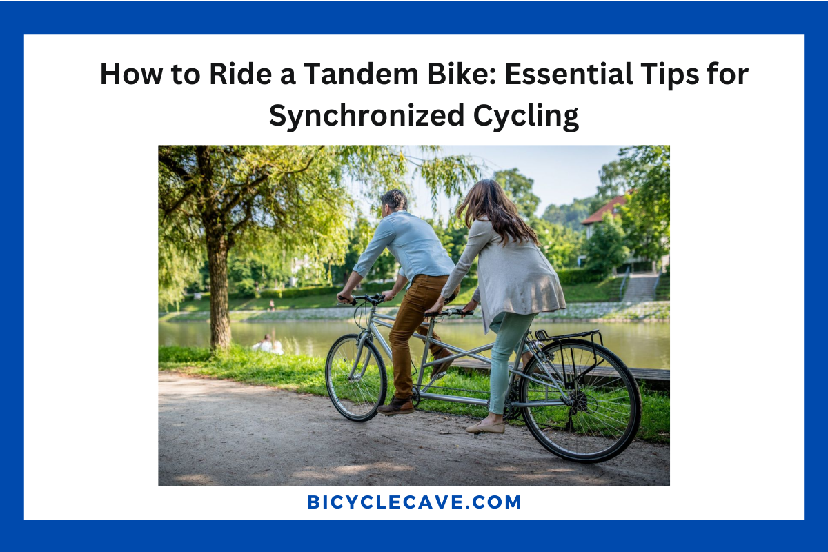 How to Ride a Tandem Bike